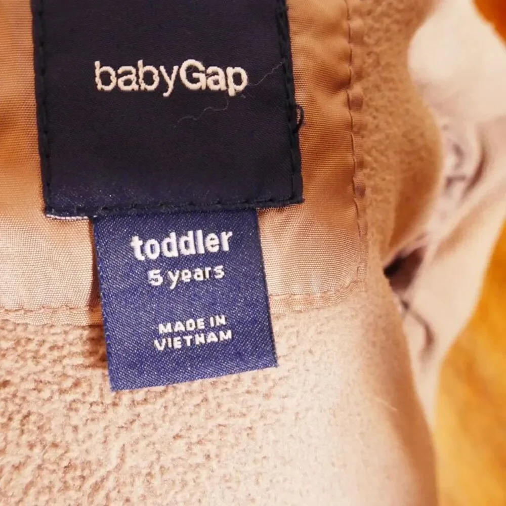 Baby Gap Warmest Down Puffer Jacket Fleece Lined Girl's Size 5T